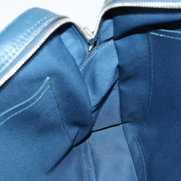 LOUIS VUITTON Taiga Porte Documents Voyage PM Bag 2way Blue M30639 Auth 136614