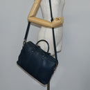 LOUIS VUITTON Taiga Porte Documents Voyage PM Bag 2way Blue M30639 Auth 136614-24