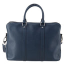 LOUIS VUITTON Taiga Porte Documents Voyage PM Bag 2way Blue M30639 Auth 136614-2