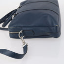 LOUIS VUITTON Taiga Porte Documents Voyage PM Bag 2way Blue M30639 Auth 136614-4