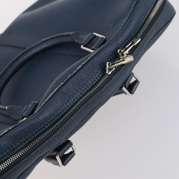 LOUIS VUITTON Taiga Porte Documents Voyage PM Bag 2way Blue M30639 Auth 136614