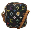 LOUIS VUITTON Monogram Multicolor Lift Shoulder Bag Black M40056 LV Auth 136621-1