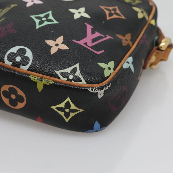 LOUIS VUITTON Monogram Multicolor Lift Shoulder Bag Black M40056 LV Auth 136621