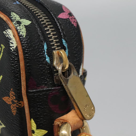 LOUIS VUITTON Monogram Multicolor Lift Shoulder Bag Black M40056 LV Auth 136621