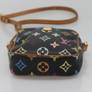 LOUIS VUITTON Monogram Multicolor Lift Shoulder Bag Black M40056 LV Auth 136621-5