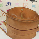 LOUIS VUITTON Monogram Multicolor Greta Hand Bag White M40195 LV Auth 136623-14