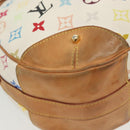 LOUIS VUITTON Monogram Multicolor Greta Hand Bag White M40195 LV Auth 136623-15