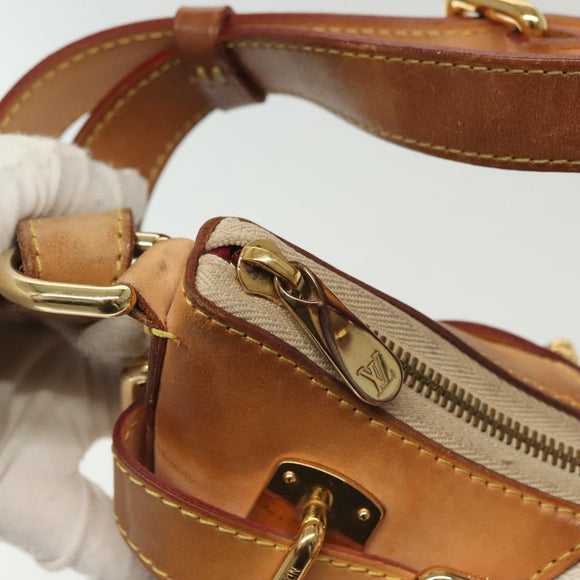 LOUIS VUITTON Monogram Multicolor Greta Hand Bag White M40195 LV Auth 136623