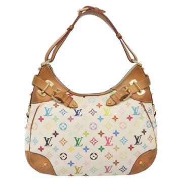 LOUIS VUITTON Monogram Multicolor Greta Hand Bag White M40195 LV Auth 136623 - 0