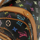 LOUIS VUITTON Monogram Multicolor Priscilla Hand Bag Black M40097 LV Auth 136624-9