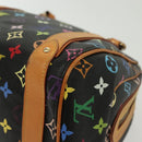 LOUIS VUITTON Monogram Multicolor Priscilla Hand Bag Black M40097 LV Auth 136624-16