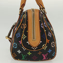 LOUIS VUITTON Monogram Multicolor Priscilla Hand Bag Black M40097 LV Auth 136624-3