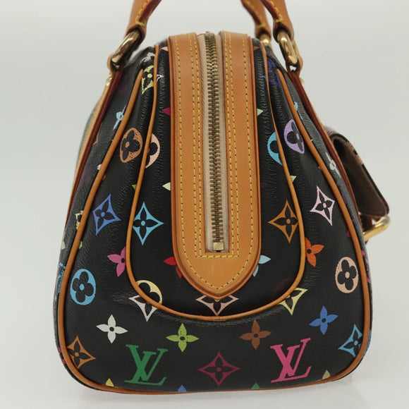 LOUIS VUITTON Monogram Multicolor Priscilla Hand Bag Black M40097 LV Auth 136624