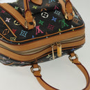 LOUIS VUITTON Monogram Multicolor Priscilla Hand Bag Black M40097 LV Auth 136624-6