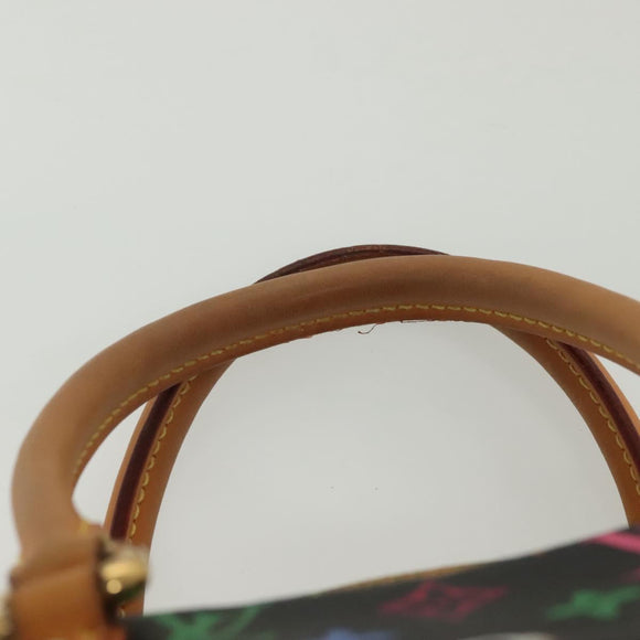 LOUIS VUITTON Monogram Multicolor Priscilla Hand Bag Black M40097 LV Auth 136624