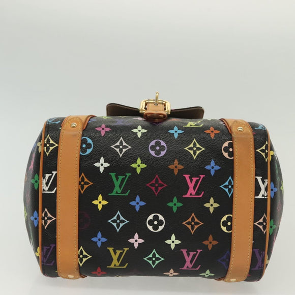 LOUIS VUITTON Monogram Multicolor Priscilla Hand Bag Black M40097 LV Auth 136624
