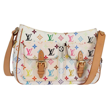 LOUIS VUITTON Monogram Multicolor Lodge GM Bag White M40051 Auth 136625V