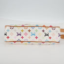 LOUIS VUITTON Monogram Multicolor Lodge GM Bag White M40051 Auth 136625V-5