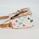LOUIS VUITTON Monogram Multicolor Lodge GM Bag White M40051 Auth 136625V-3