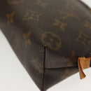 LOUIS VUITTON Monogram Pochette Cosmetic PM Pouch M43998 LV Auth 136628-16