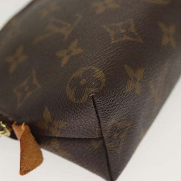 LOUIS VUITTON Monogram Pochette Cosmetic PM Pouch M43998 LV Auth 136628