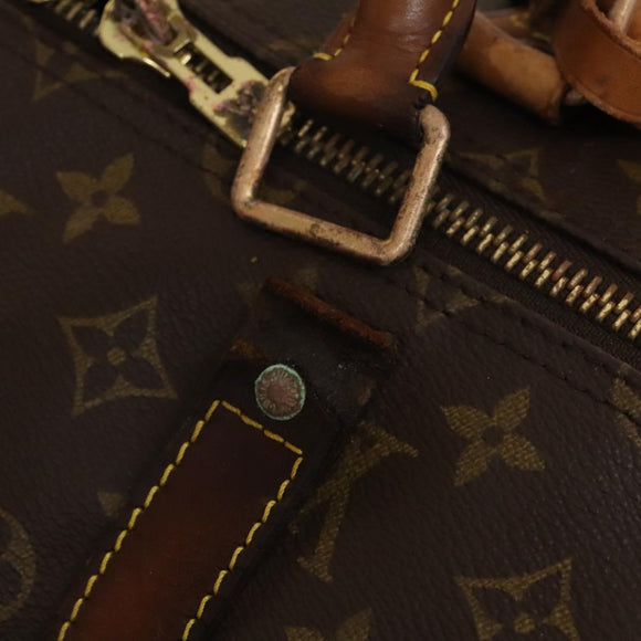 LOUIS VUITTON Monogram Keepall 55 Boston Bag M41424 LV Auth 136634