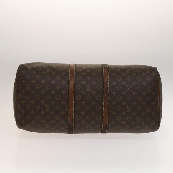 LOUIS VUITTON Monogram Keepall 55 Boston Bag M41424 LV Auth 136634