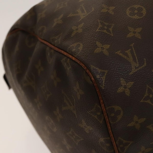 LOUIS VUITTON Monogram Keepall 55 Boston Bag M41424 LV Auth 136634