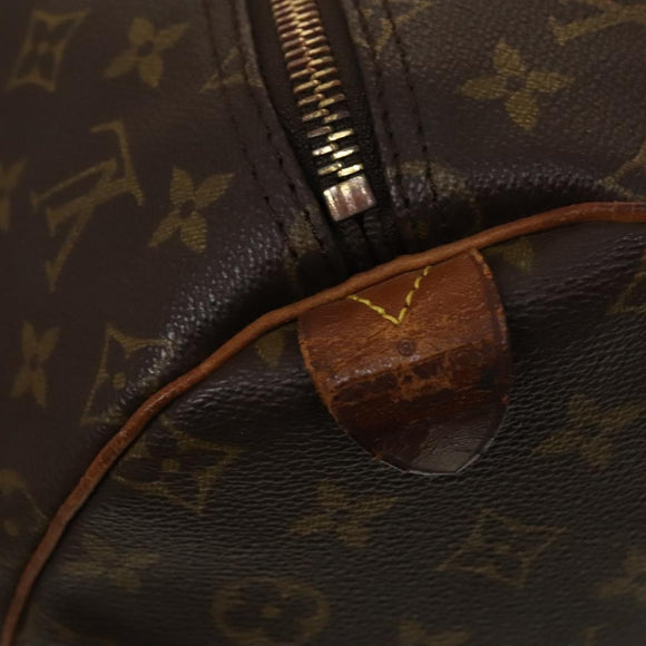 LOUIS VUITTON Monogram Keepall 55 Boston Bag M41424 LV Auth 136634