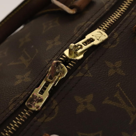LOUIS VUITTON Monogram Keepall 55 Boston Bag M41424 LV Auth 136634