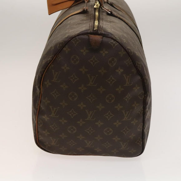LOUIS VUITTON Monogram Keepall 55 Boston Bag M41424 LV Auth 136634