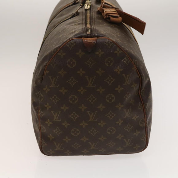 LOUIS VUITTON Monogram Keepall 55 Boston Bag M41424 LV Auth 136634