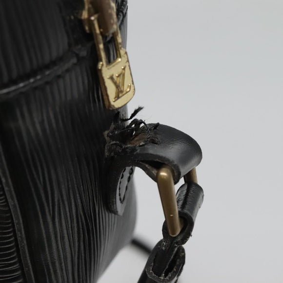 LOUIS VUITTON Epi Trocadero 27 Shoulder Bag Black M52312 LV Auth 136635