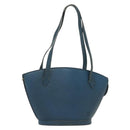 LOUIS VUITTON Epi Saint Jacques Poignees Long Bag Blue M52265 LV Auth 136637-1