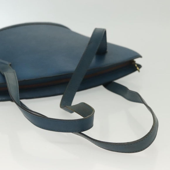 LOUIS VUITTON Epi Saint Jacques Poignees Long Bag Blue M52265 LV Auth 136637