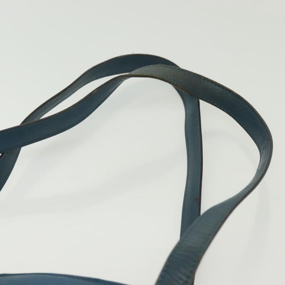 LOUIS VUITTON Epi Saint Jacques Poignees Long Bag Blue M52265 LV Auth 136637