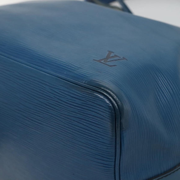 LOUIS VUITTON Epi Petit Noe Shoulder Bag Blue M44105 LV Auth 136638