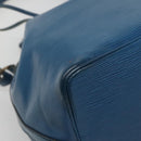 LOUIS VUITTON Epi Petit Noe Shoulder Bag Blue M44105 LV Auth 136638-14