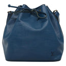 LOUIS VUITTON Epi Petit Noe Shoulder Bag Blue M44105 LV Auth 136638-13