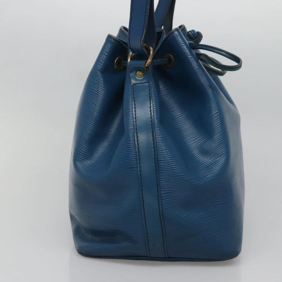 LOUIS VUITTON Epi Petit Noe Shoulder Bag Blue M44105 LV Auth 136638