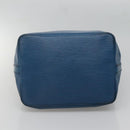 LOUIS VUITTON Epi Petit Noe Shoulder Bag Blue M44105 LV Auth 136638-5