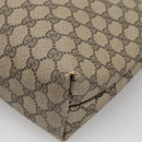 GUCCI GG Supreme Web Sherry Line Tote Bag PVC Beige 39 002 4487 Auth 136646-15