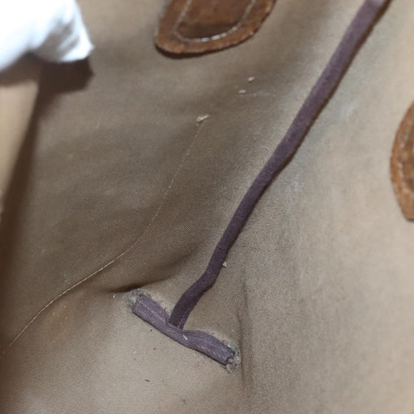 GUCCI GG Supreme Web Sherry Line Tote Bag PVC Beige 39 002 4487 Auth 136646