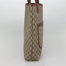 GUCCI GG Supreme Web Sherry Line Tote Bag PVC Beige 39 002 4487 Auth 136646-3