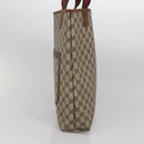 GUCCI GG Supreme Web Sherry Line Tote Bag PVC Beige 39 002 4487 Auth 136646-4