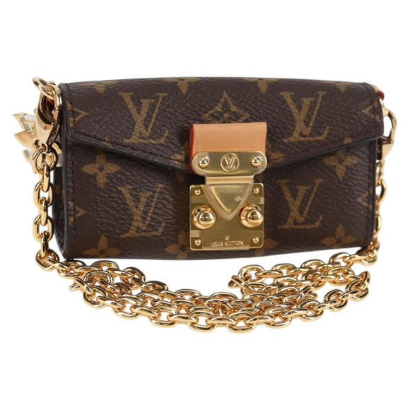 LOUIS VUITTON Monogram Bitsy Pouch M00991 LV Auth 136651M