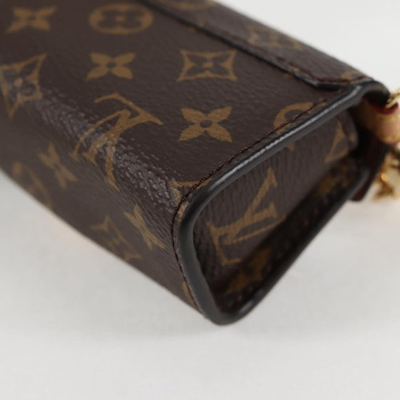 LOUIS VUITTON Monogram Bitsy Pouch M00991 LV Auth 136651M