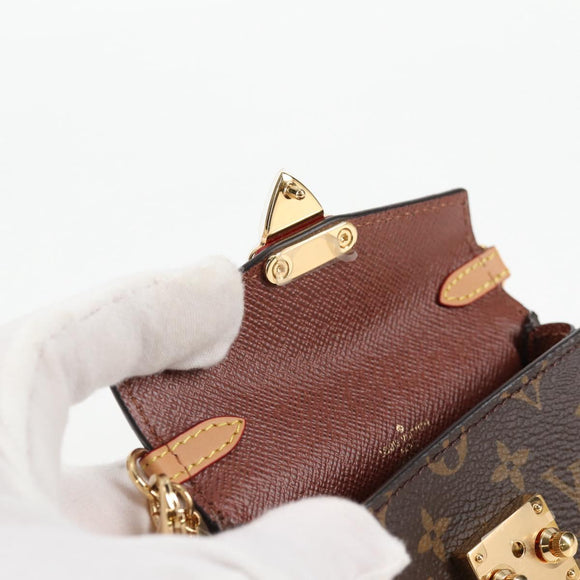 LOUIS VUITTON Monogram Bitsy Pouch M00991 LV Auth 136651M