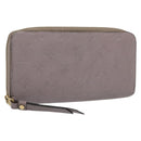 LOUIS VUITTON Monogram Empreinte Zippy Wallet Purple M83225 LV Auth 136652-1
