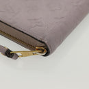 LOUIS VUITTON Monogram Empreinte Zippy Wallet Purple M83225 LV Auth 136652-8